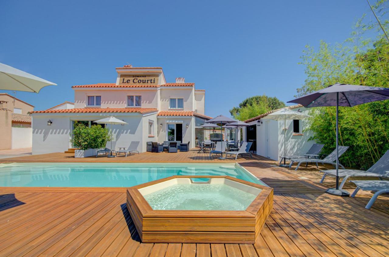 Domaine Le Courti - Adult Only Hotell Le Barcarès Exteriör bild